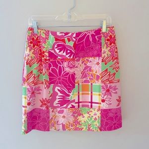 Lilly Pulitzer patchwork skirt, size 4